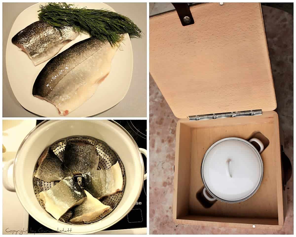 Fischsuppe aus der Garkiste bei Salzburg schmeckt