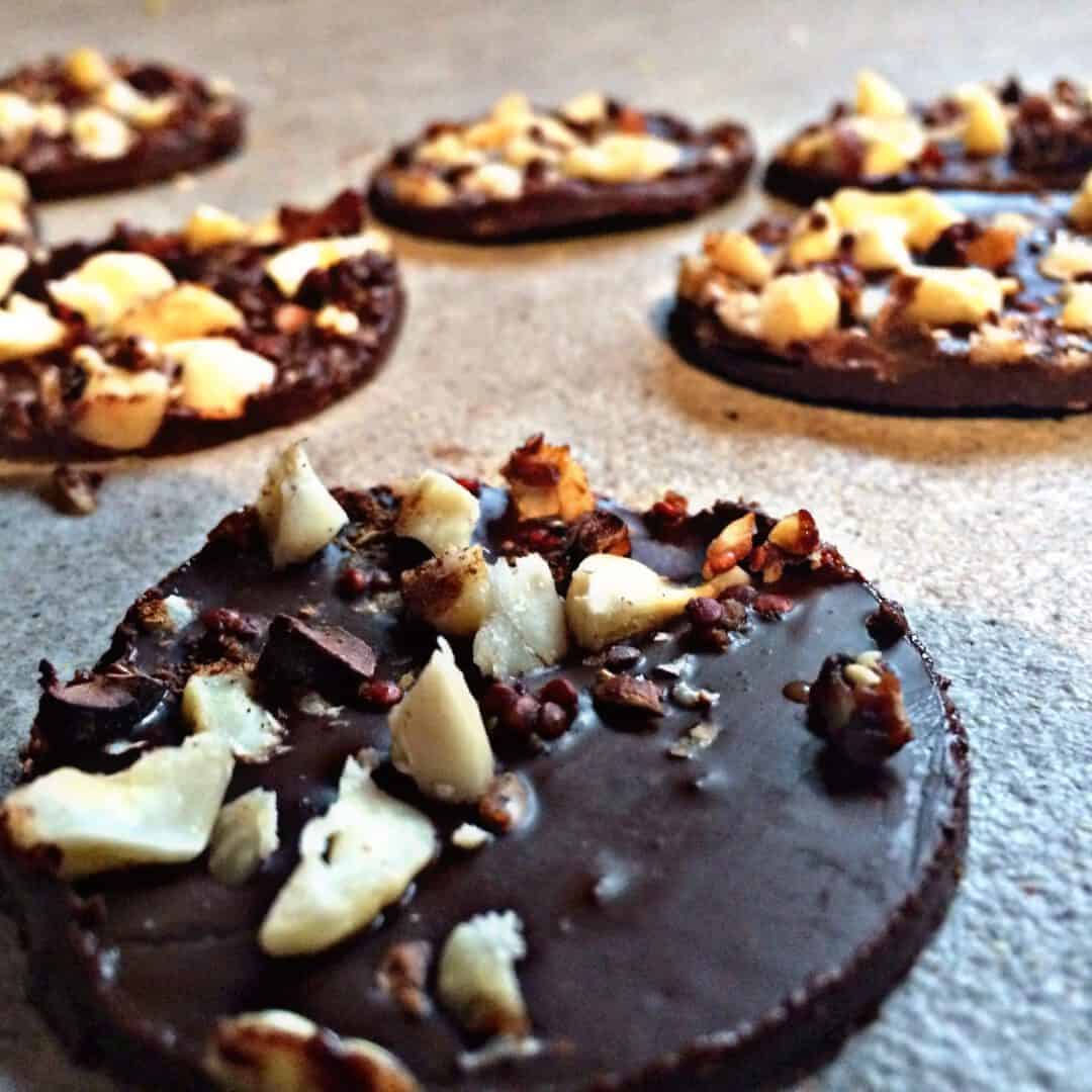 Weihnachtsschokolade bei Salzburg schmeckt