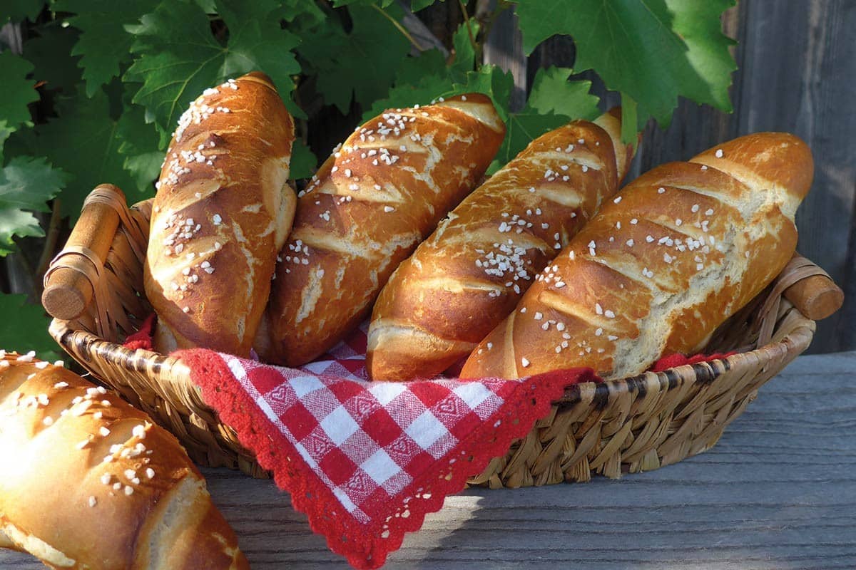 Laugengebäck bei Salzburg schmeckt