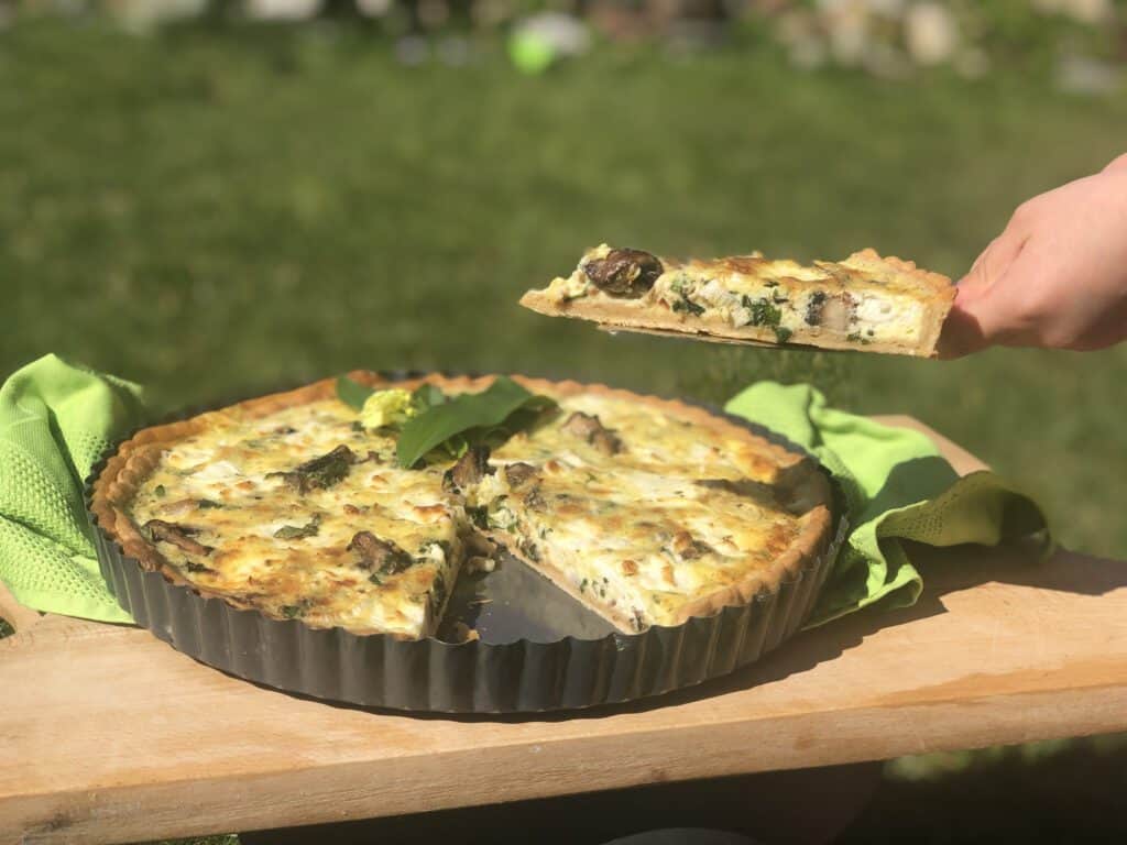 Restl-Quiche  bei Salzburg schmeckt