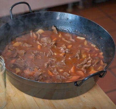 Rindsragout bei Salzburg schmeckt