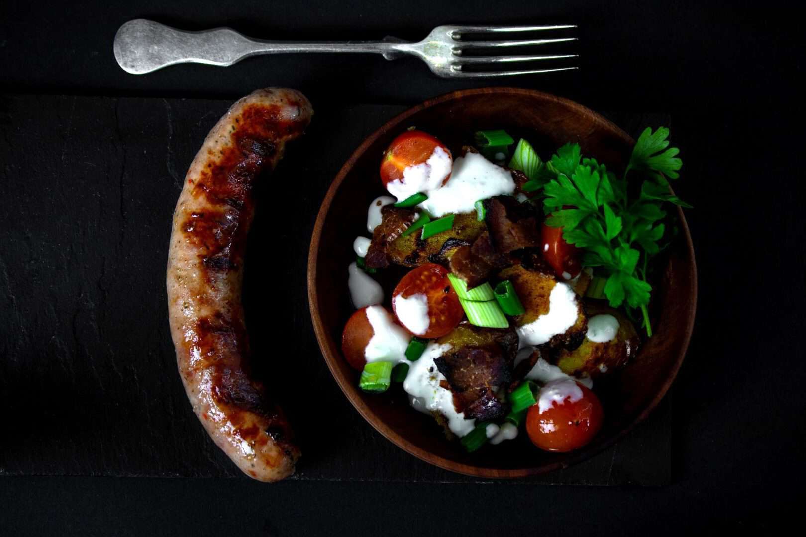 Salzburger Grill-Erdäpfelsalat bei Salzburg schmeckt