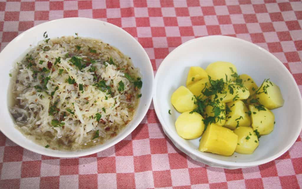 Sauerkraut  bei Salzburg schmeckt