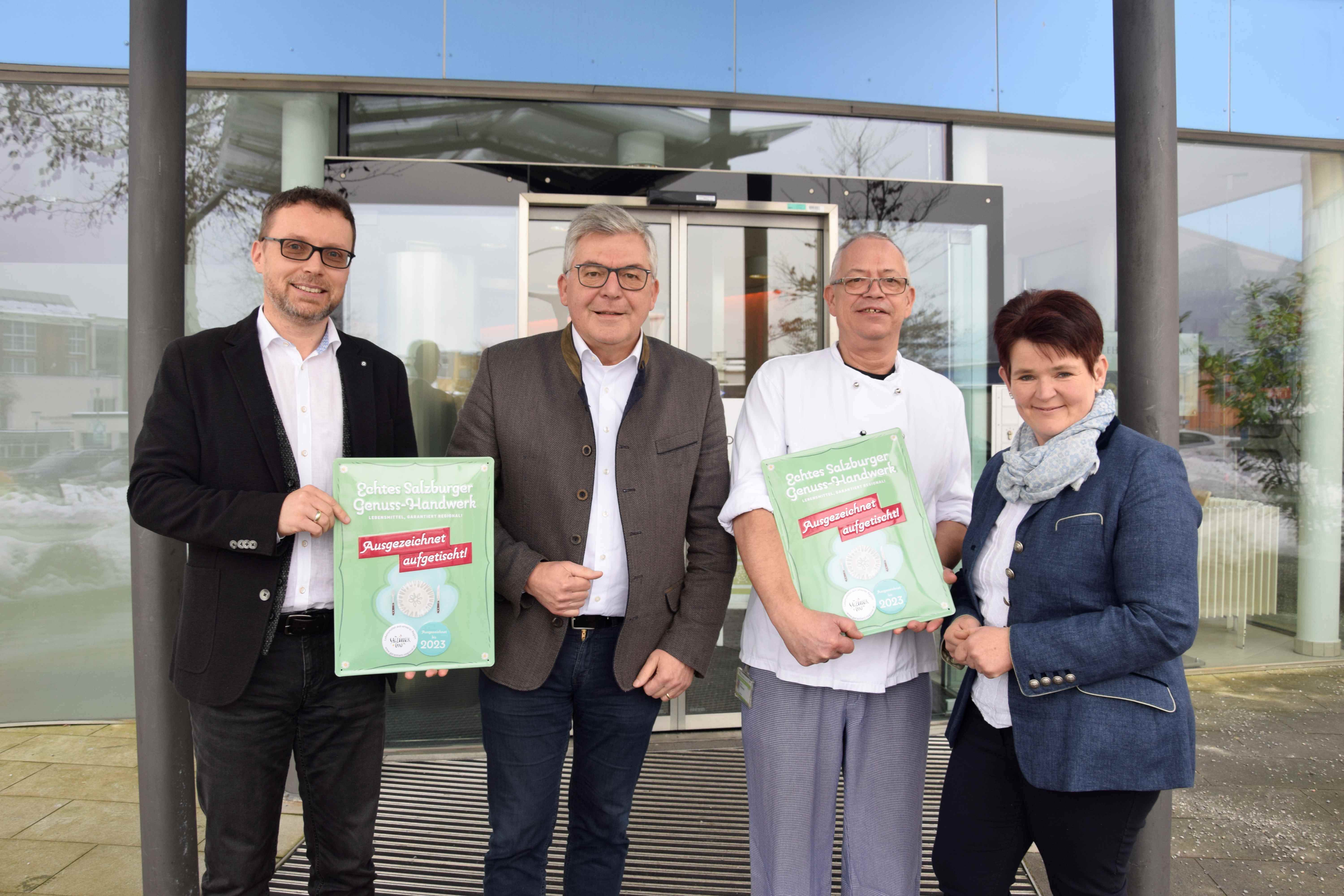 Landeskrankenhaus Hallein bei Salzburg schmeckt