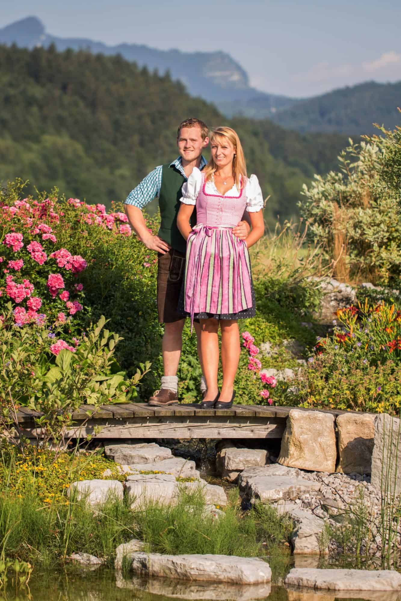 Sonnenhuhn bei Salzburg schmeckt