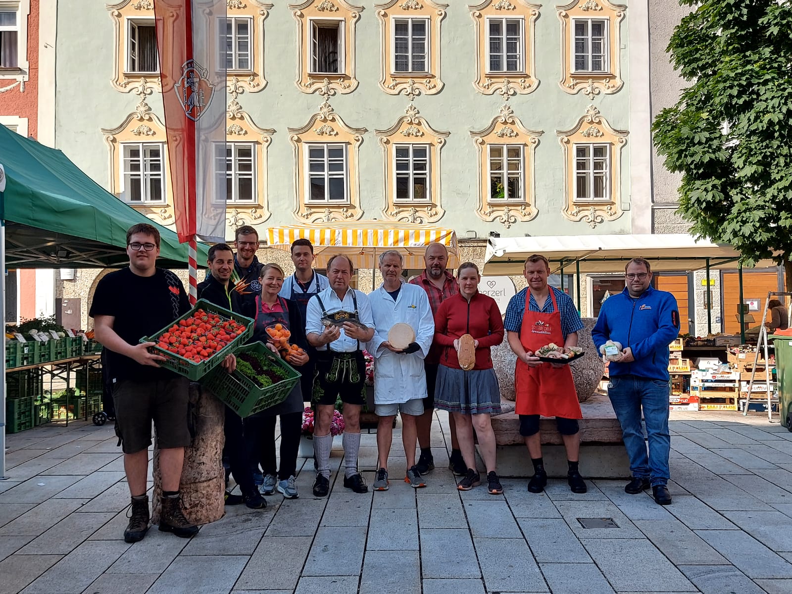 Grünmarkt Hallein bei Salzburg schmeckt