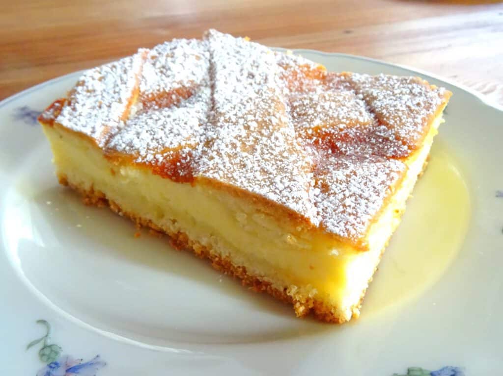 Topfenkuchen bei Salzburg schmeckt