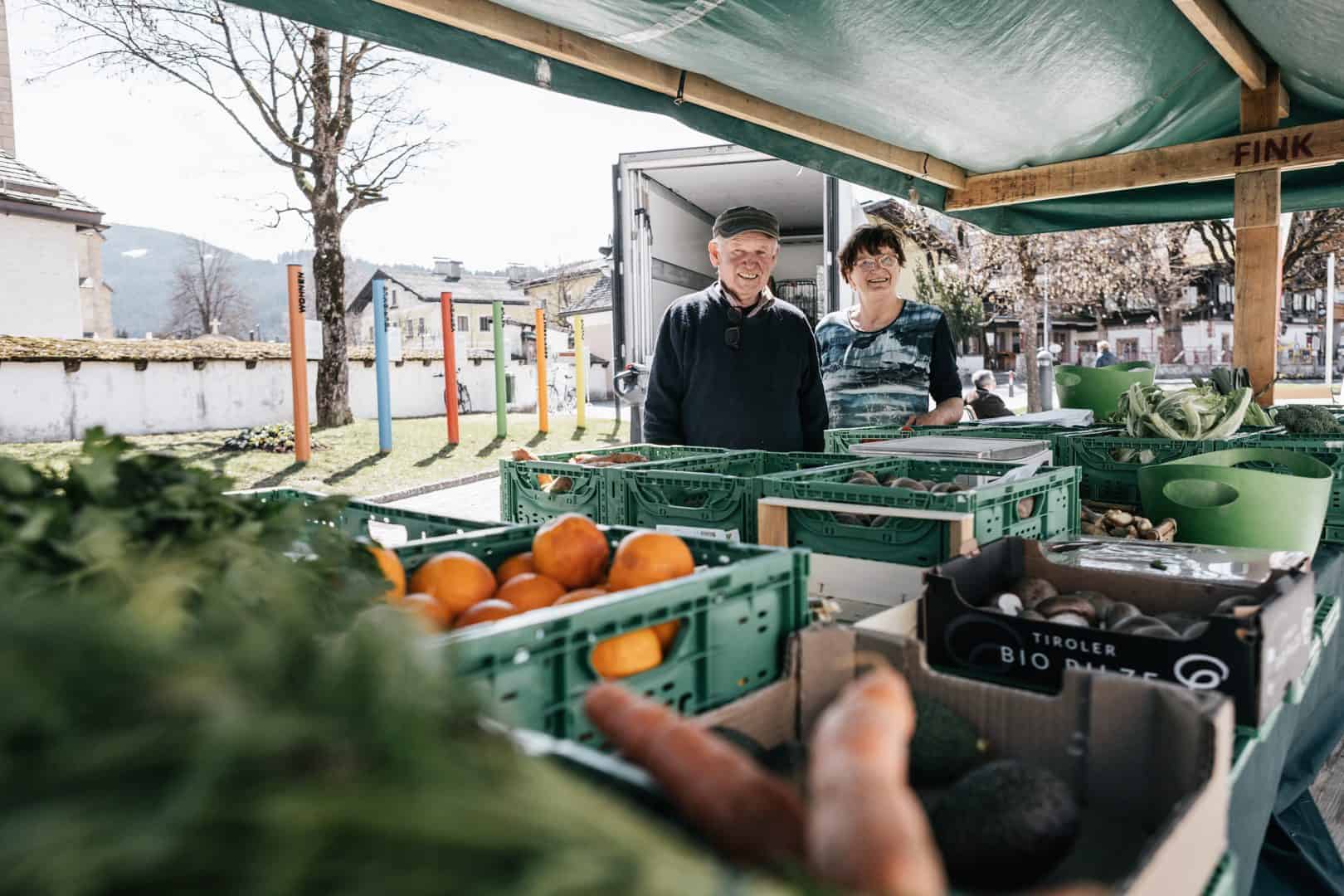 Wochenmarkt Altenmarkt  bei Salzburg schmeckt