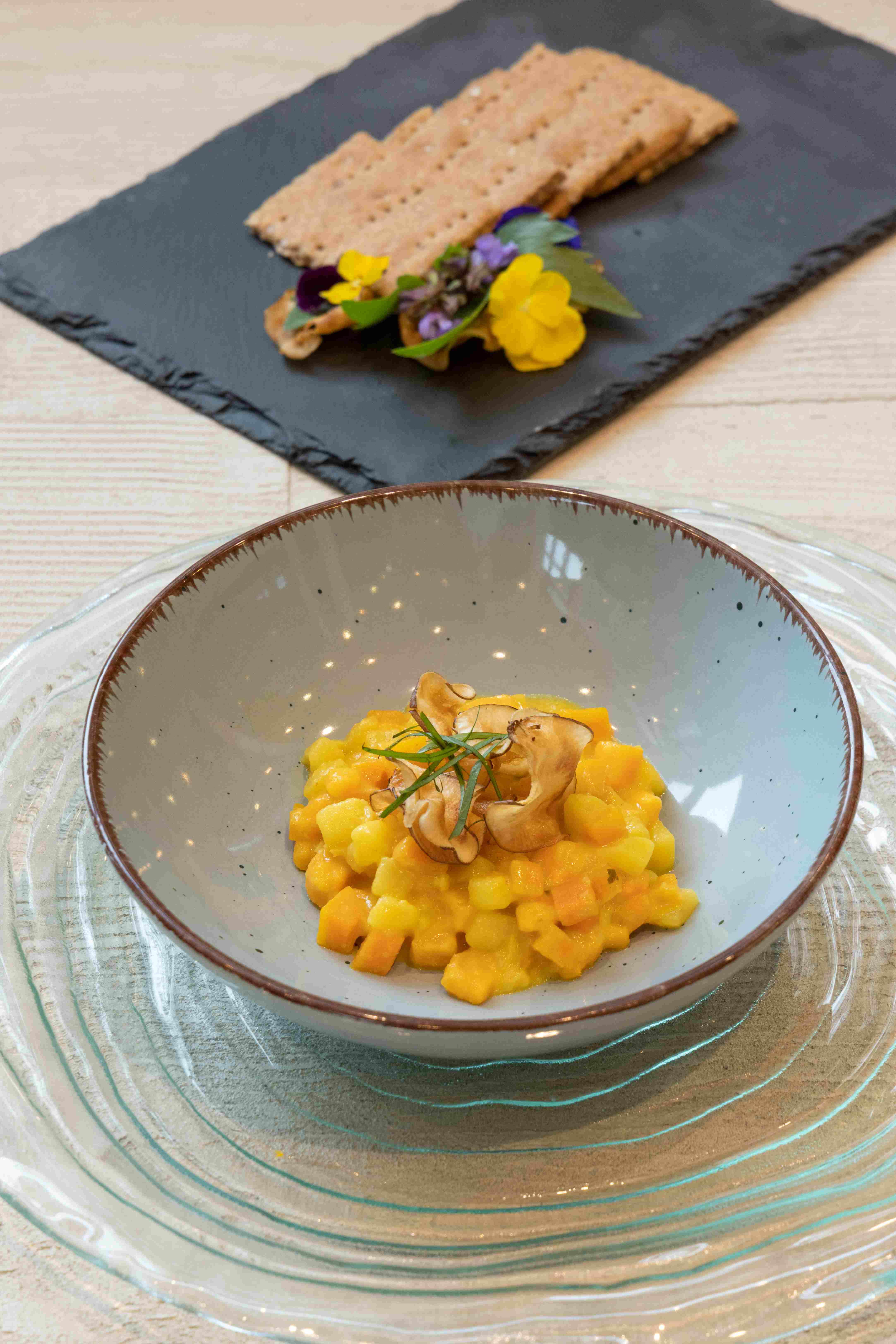 Herbstliches Gemüse-Curry bei Salzburg schmeckt