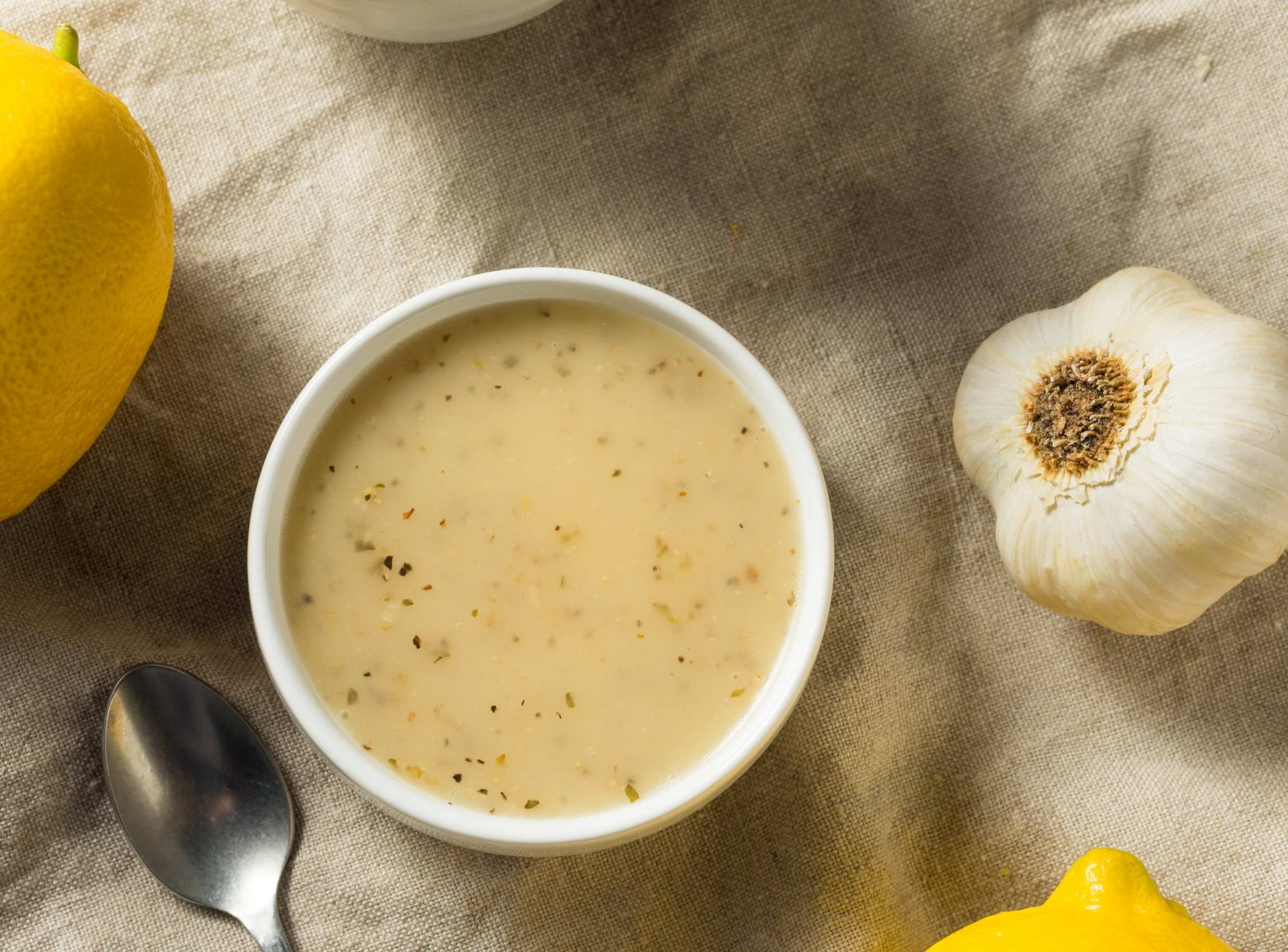 Knoblauchcremesuppe bei Salzburg schmeckt