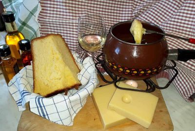 Käsefondue von Senner Alex bei Salzburg schmeckt