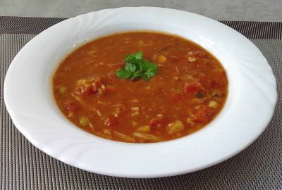 Kraut-Suppe bei Salzburg schmeckt