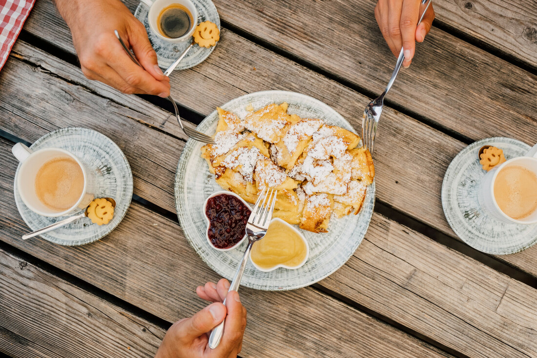 Kaiserschmarrn bei Salzburg schmeckt