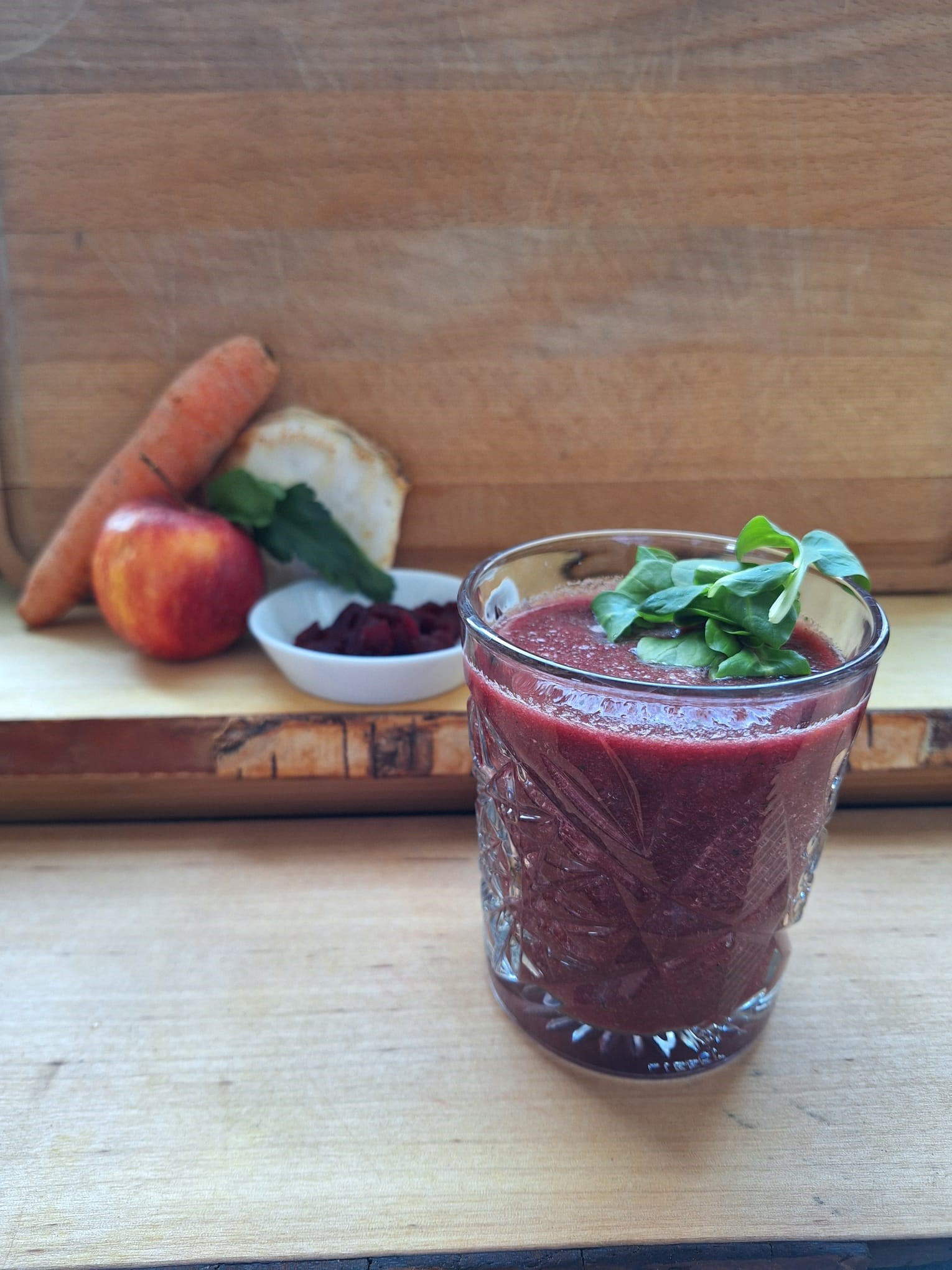 Rote Beete Winter-Detox Smoothie bei Salzburg schmeckt