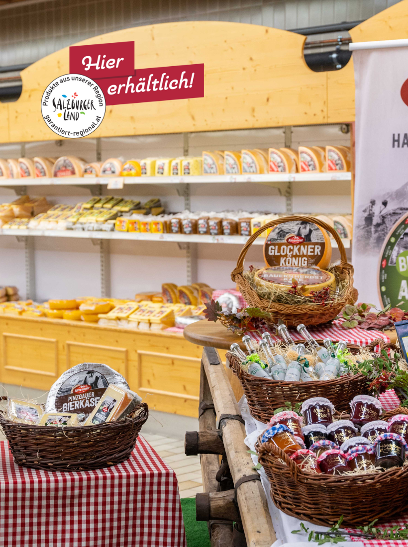 Milch- und Käseladen Maishofen bei Salzburg schmeckt