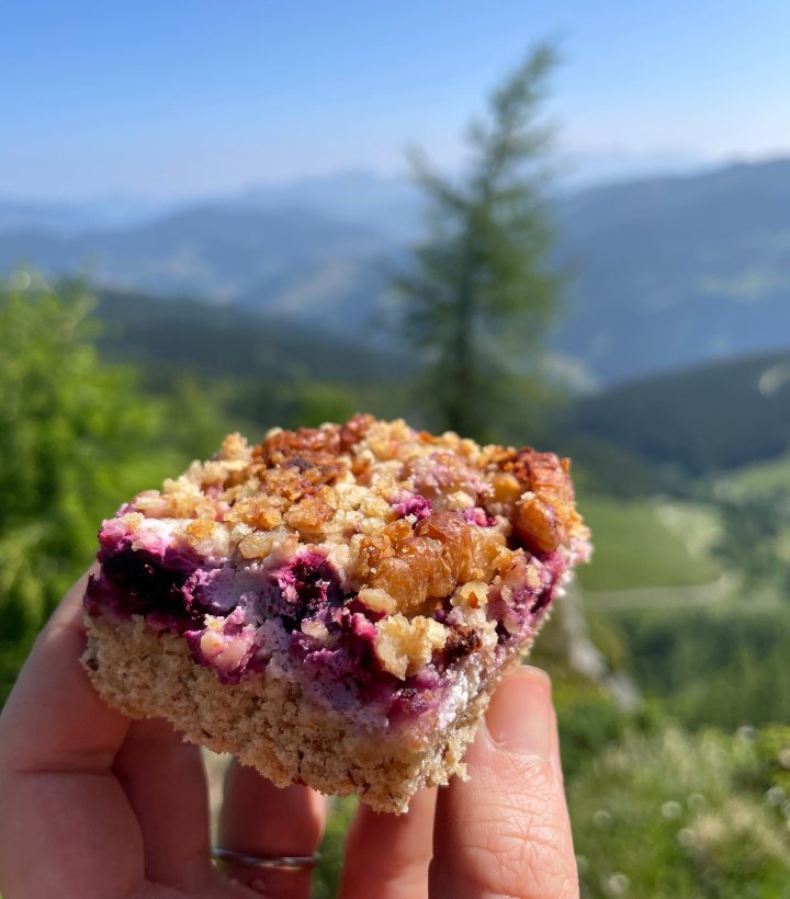 Haferwürfel bei Salzburg schmeckt