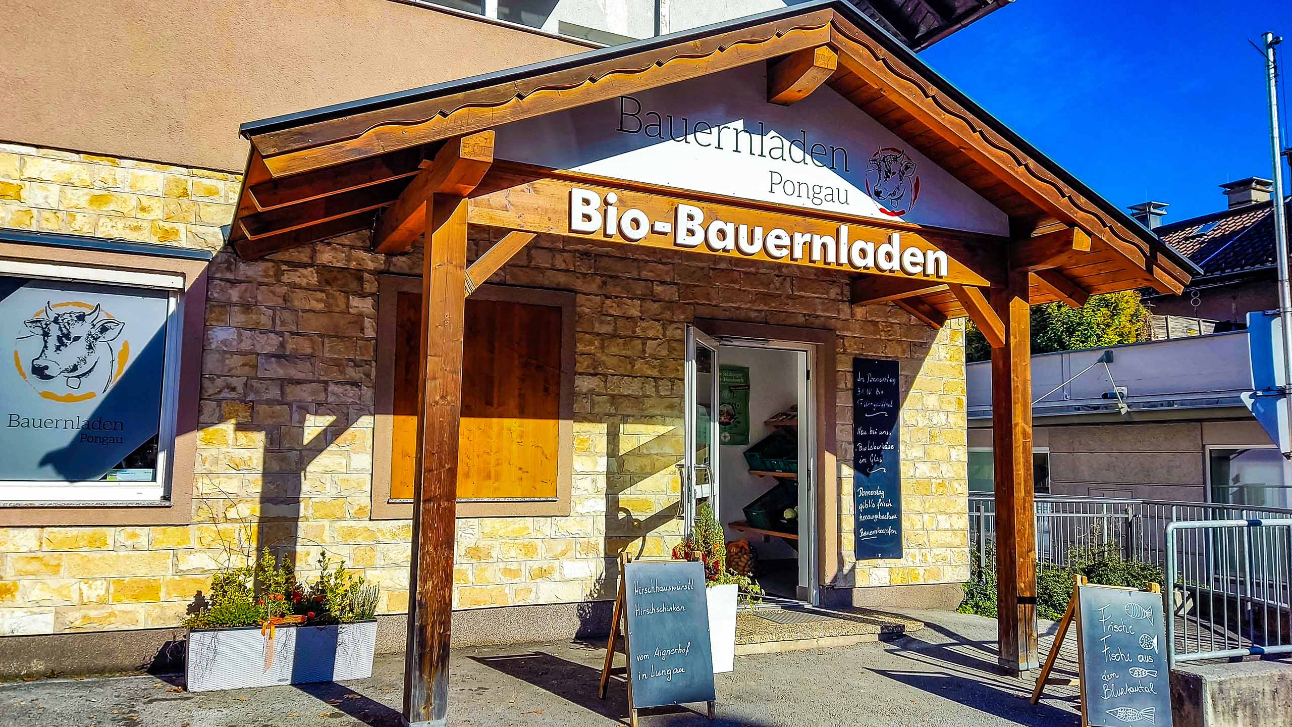 Pongauer Bio-Bauernladen Schwarzach  bei Salzburg schmeckt