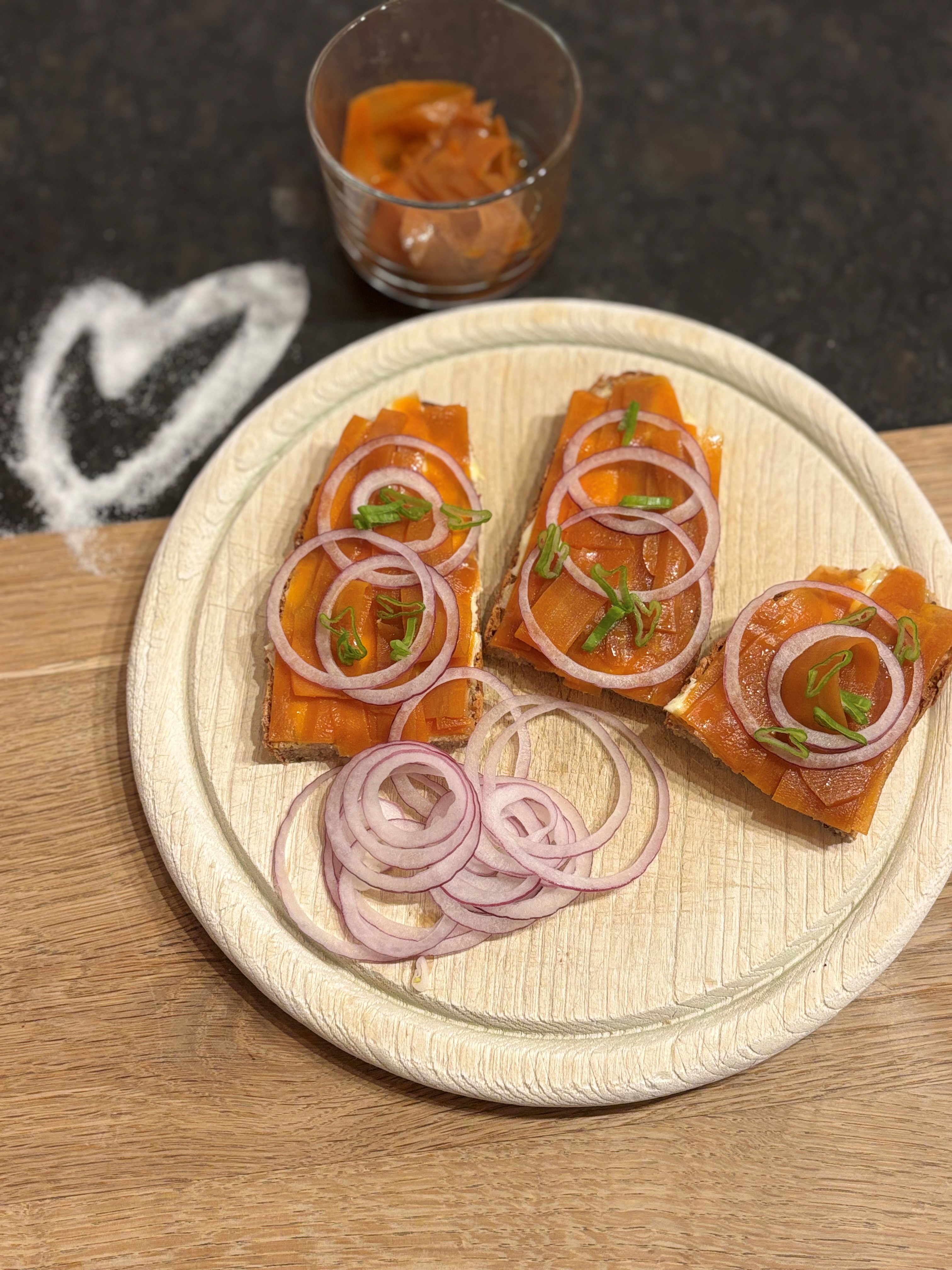 Karottenlachs bei Salzburg schmeckt