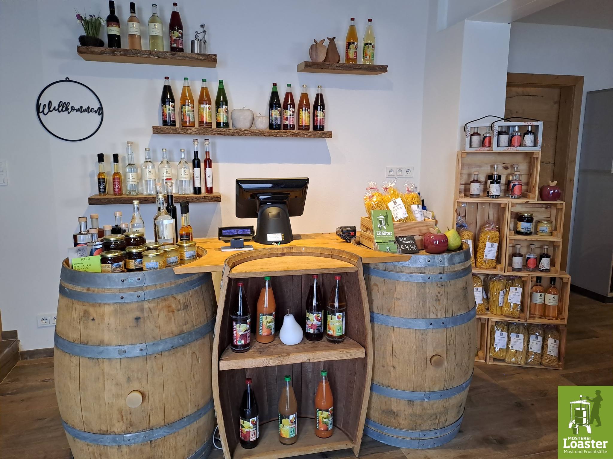 Hofladen Mosterei Loaster bei Salzburg schmeckt