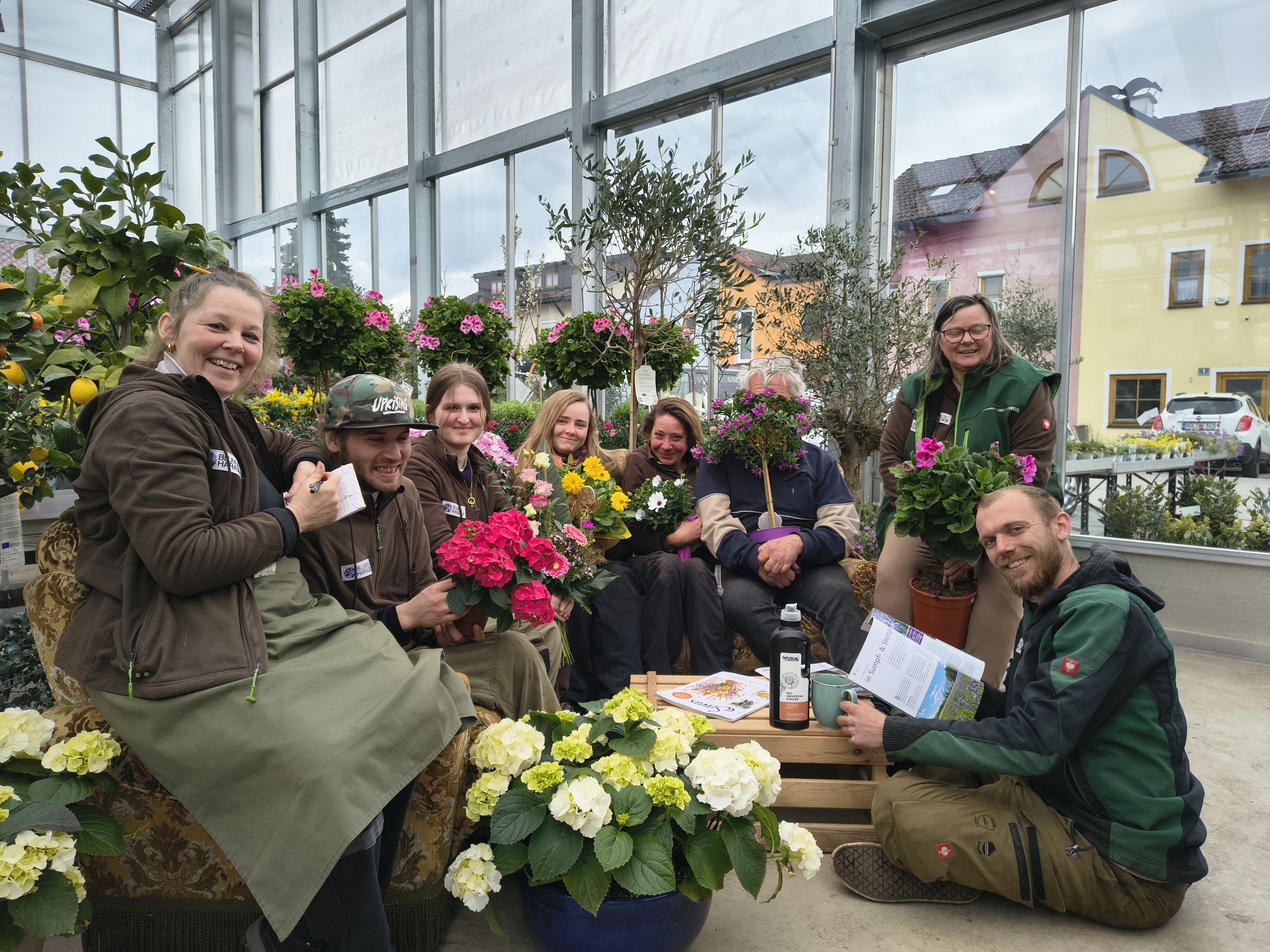 Blumen Harasek bei Salzburg schmeckt