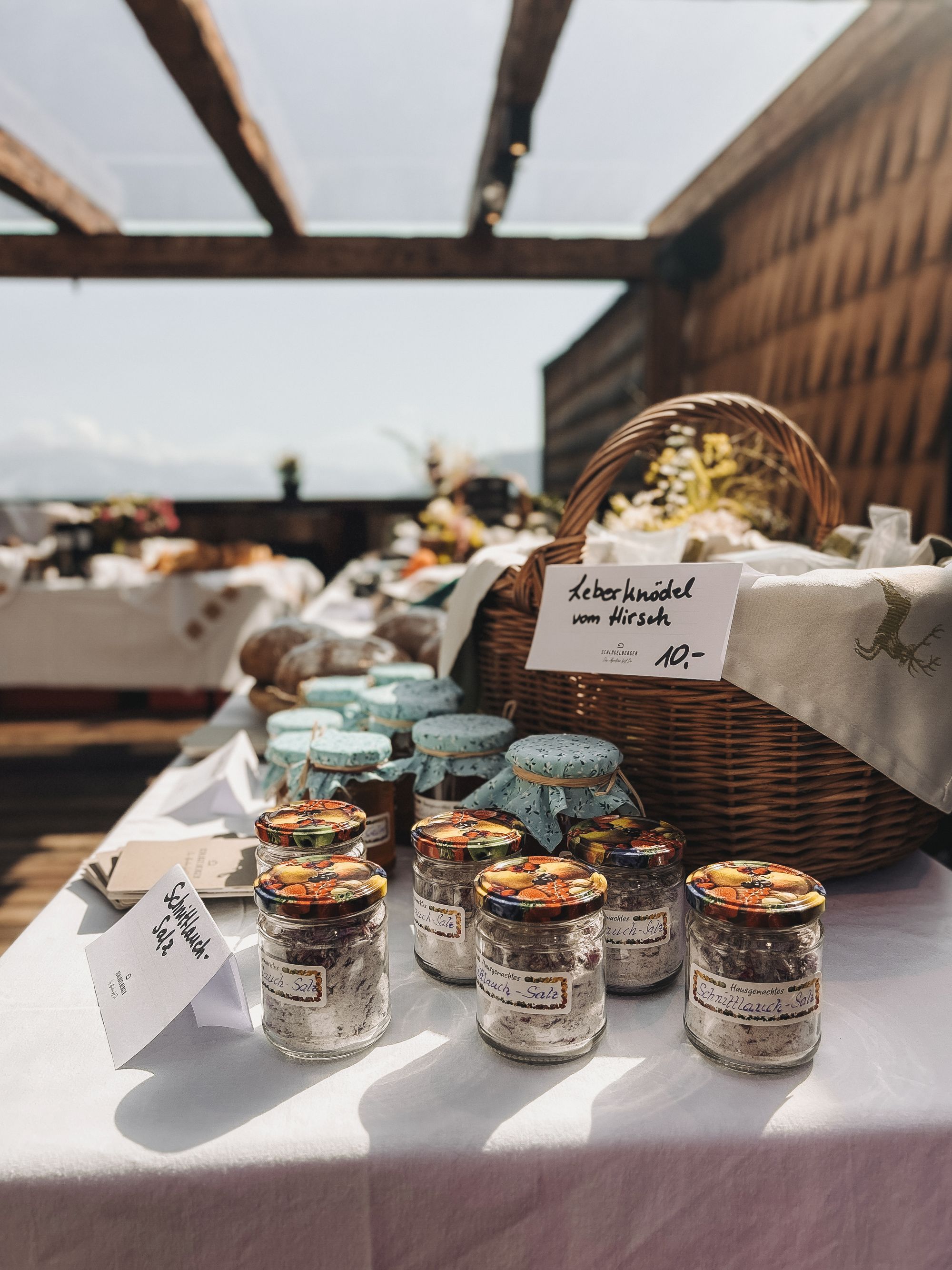 Bauernmarkt Schlögelberger bei Salzburg schmeckt