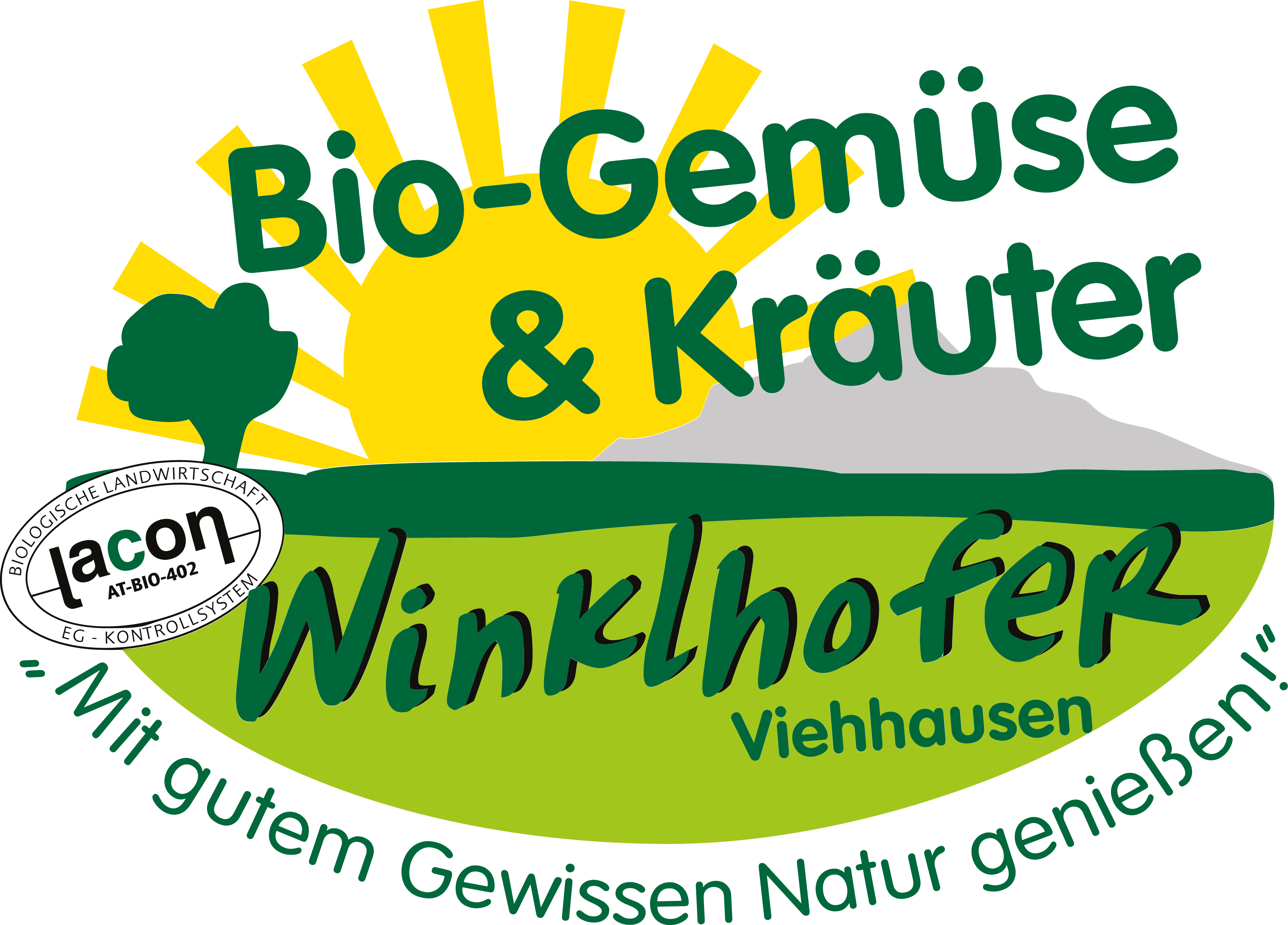Das Logo von Gartenbau Winklhofer Biokraeuter Gemuese Viehhausen Lacon