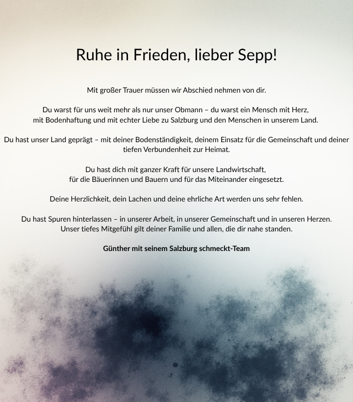 Trauer Landesrat