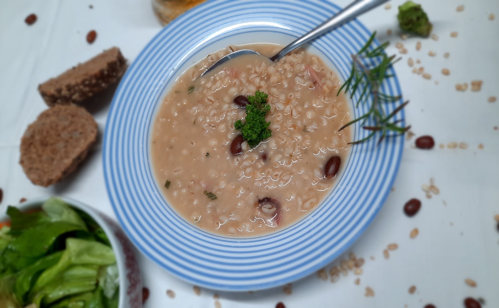 Gerst´l Suppe bei Salzburg schmeckt