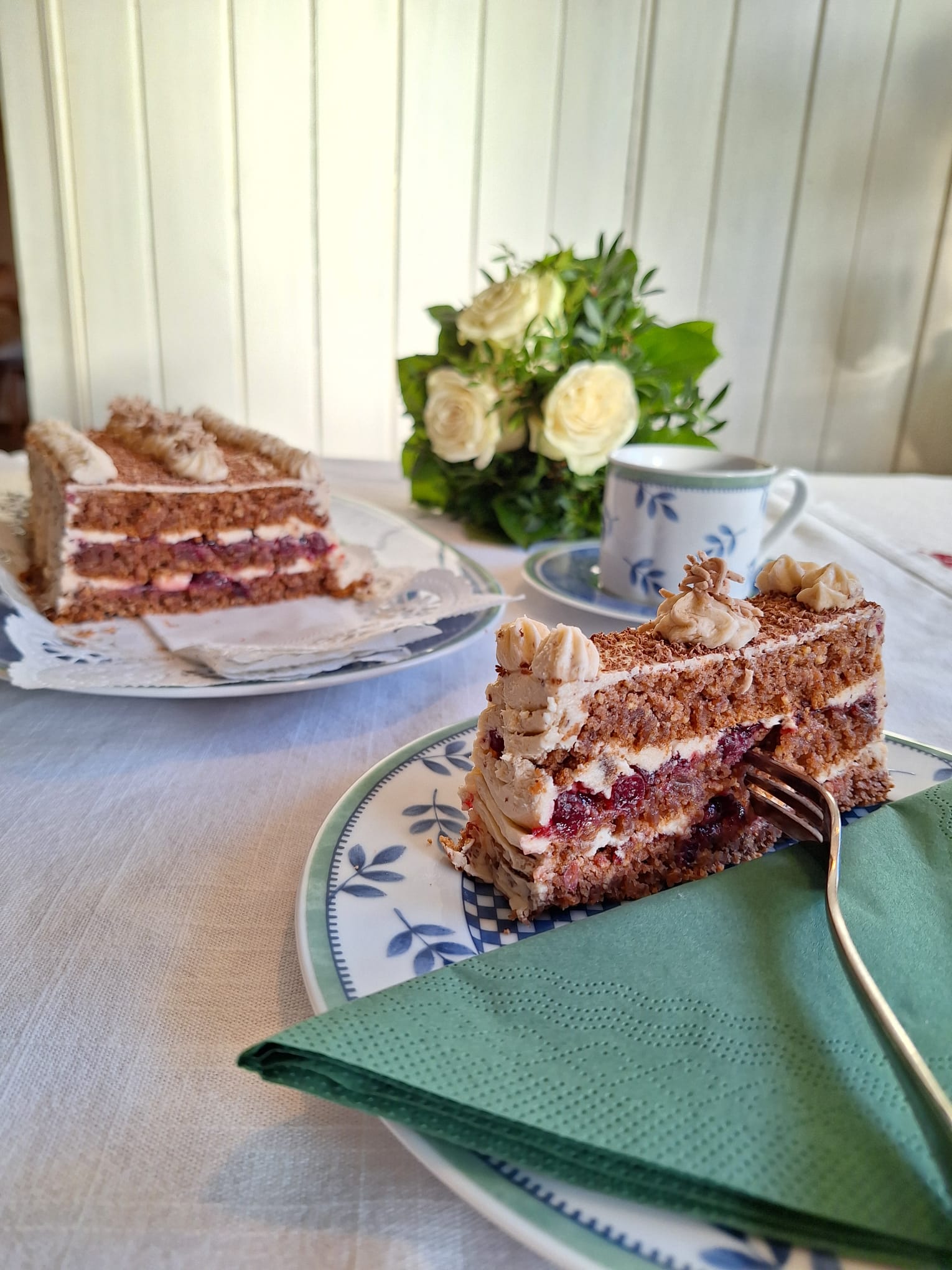 Kastanienschnitte bei Salzburg schmeckt