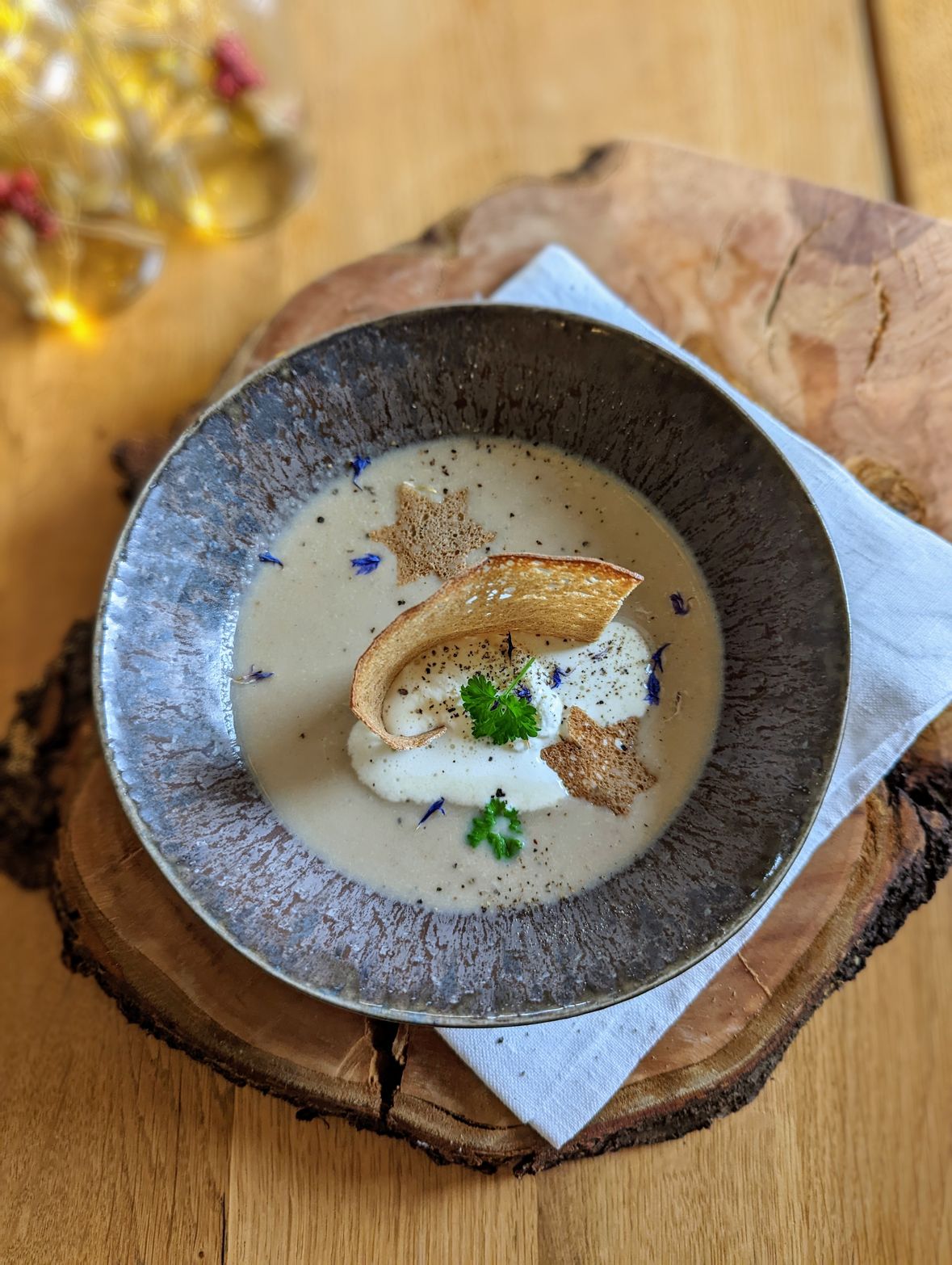 Maronicremesuppe bei Salzburg schmeckt