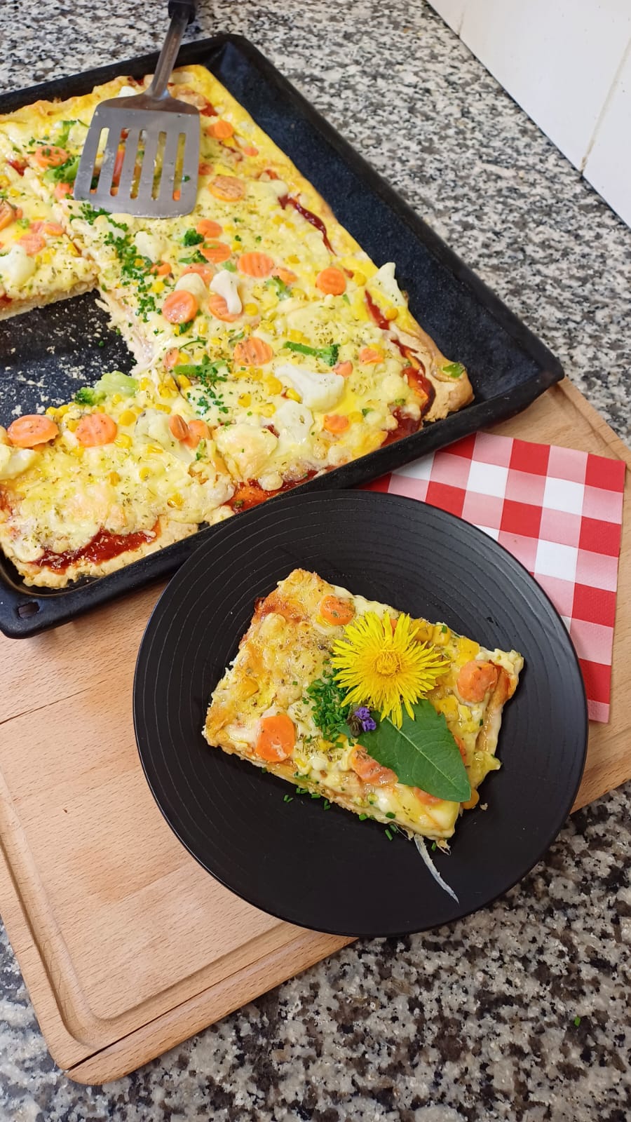 Vollwert-Gemüse-Quiche bei Salzburg schmeckt
