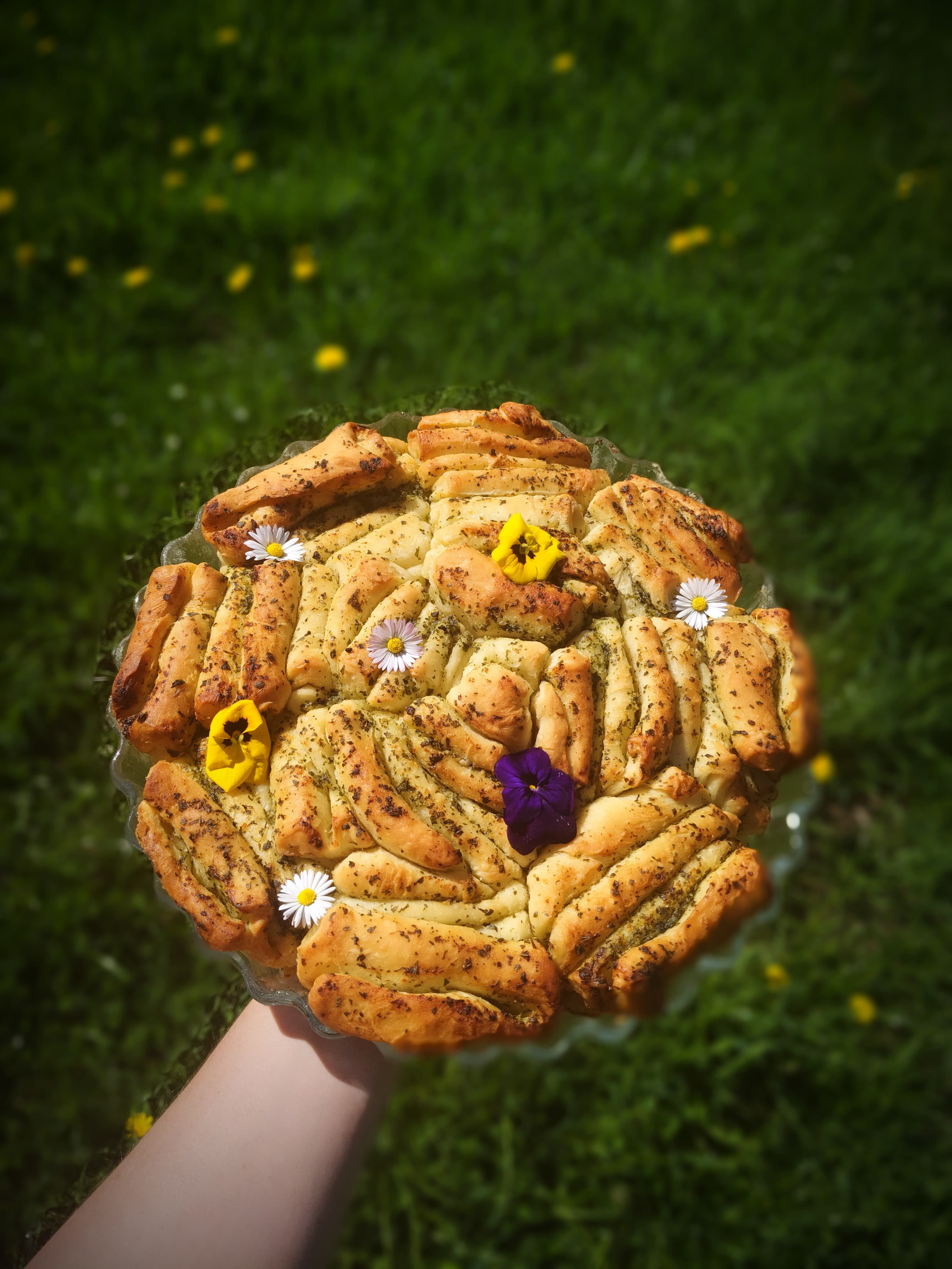 Kräuterzupfbrot bei Salzburg schmeckt