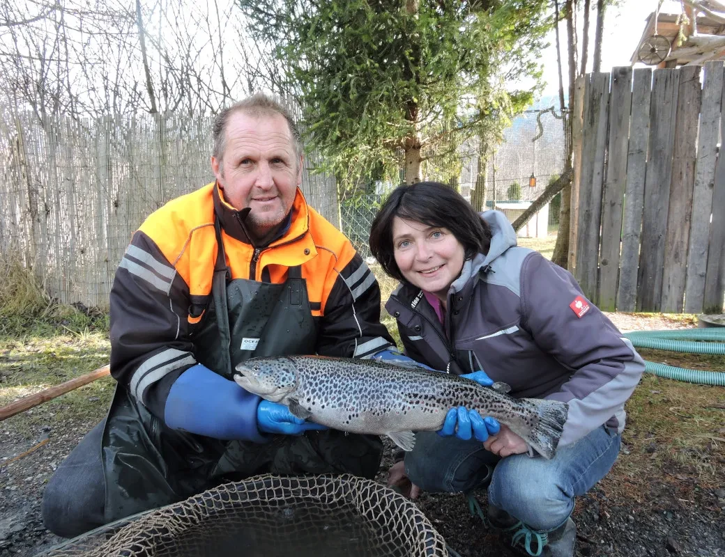 Fischerei Kehlbach_Moni und Stefan Magg