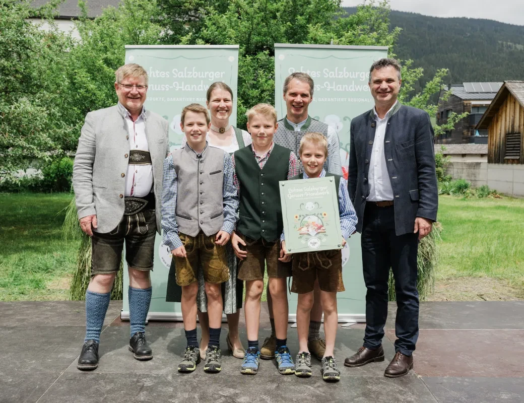 SalzburgerLand Genuss-Fest_Hoftafel Verleihung