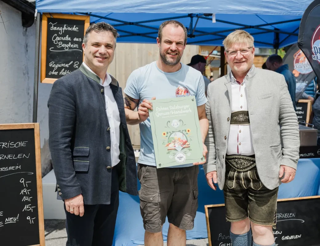 SalzburgerLand Genuss-Fest_Hoftafel Verleihung SalzburgerLand Garnelen