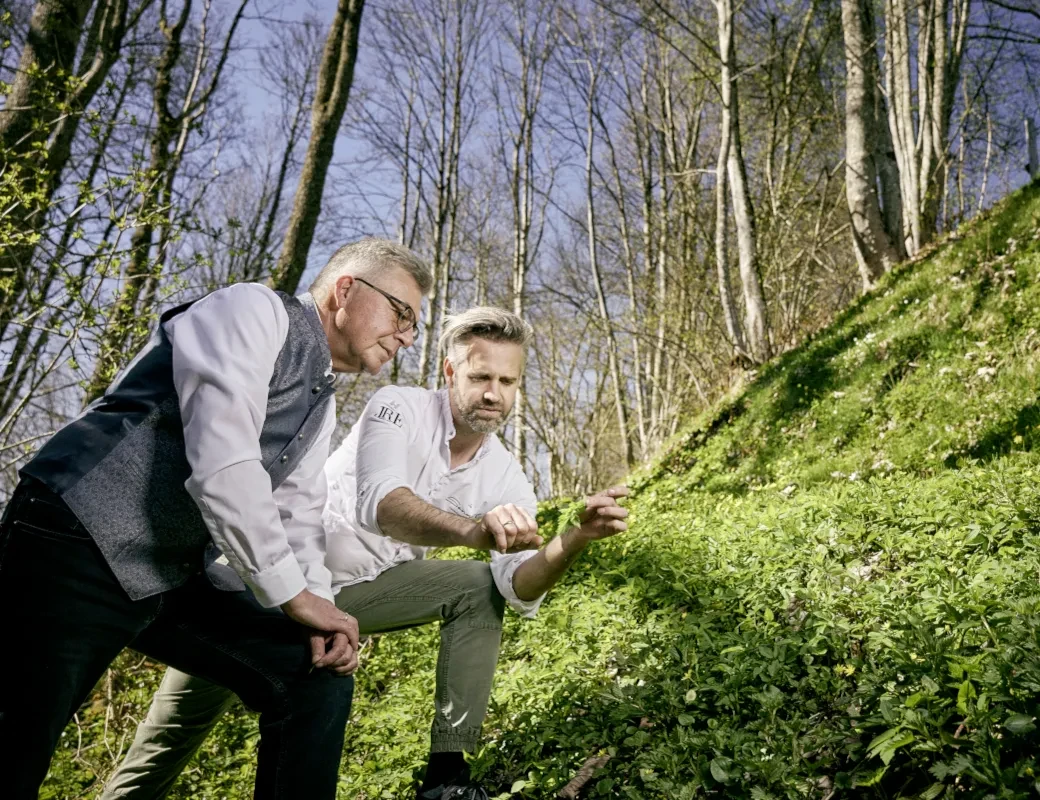 Landesrat Schwaiger unterwegs mit Vitus Winkler