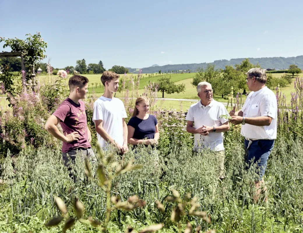 Landesrat Schwaiger zu Besuch in der HBLA Ursprung