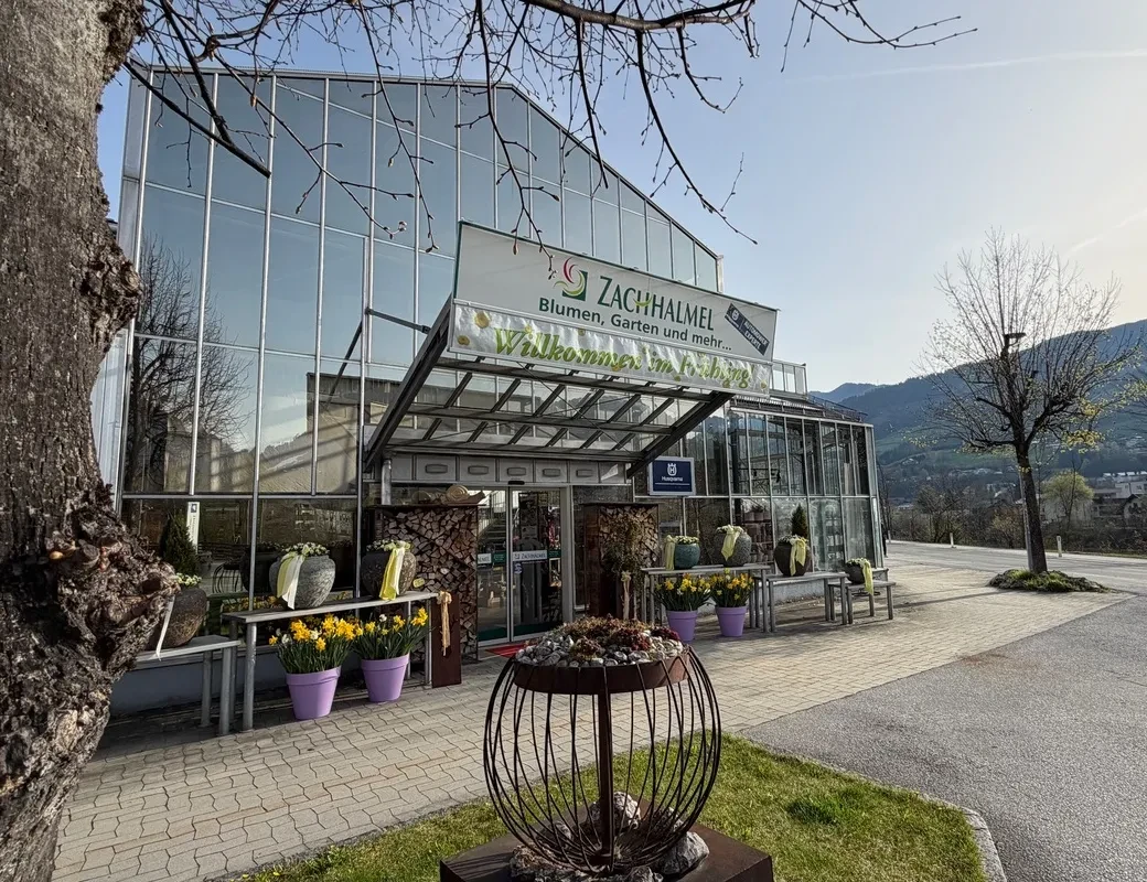 Gartencenter Zachhalmel Außenansicht Frühling