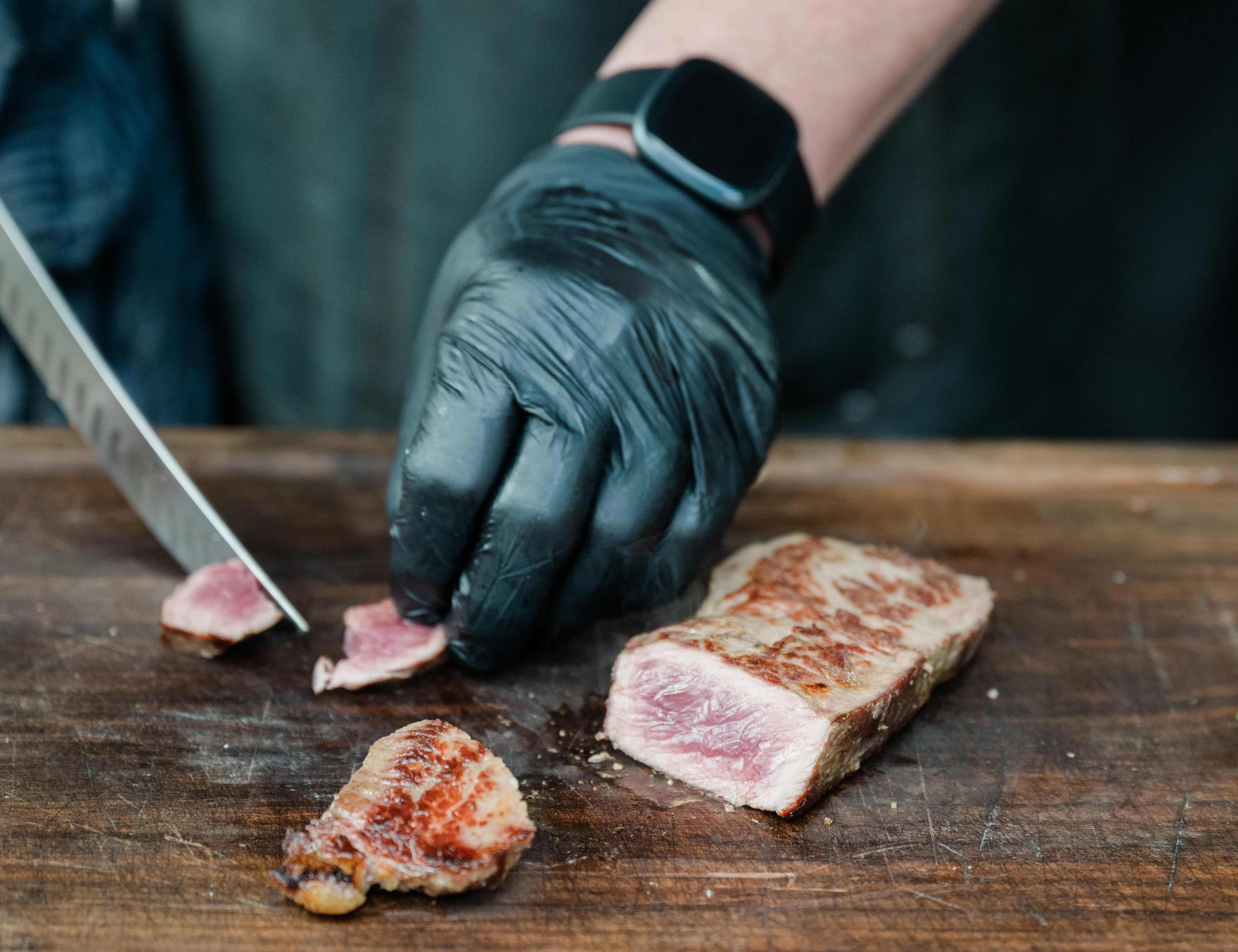 Fleisch schneiden regional 