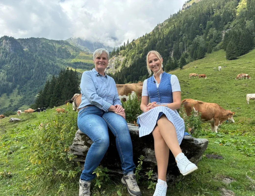 Salzburg schmeckt auf RTS_Angelika Pehab mit Claudia Entleitner auf der Alm