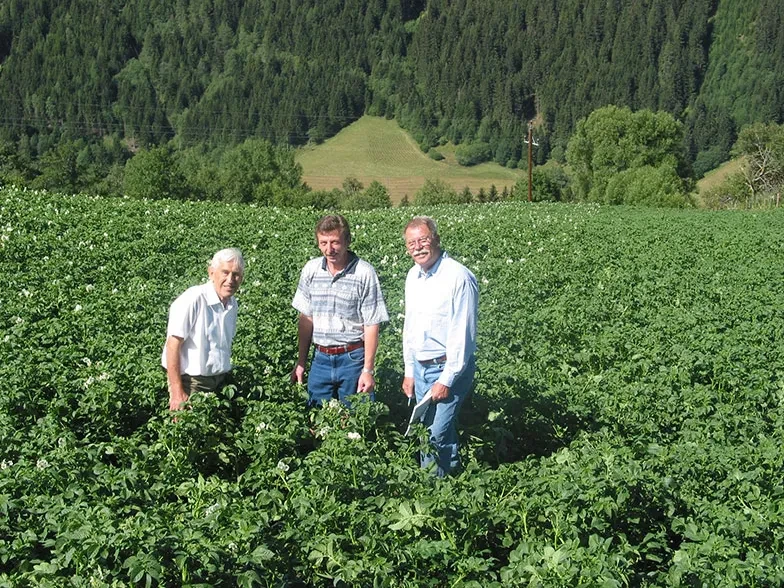 Am Feld Mitglieder früher Lungauer Saatzucht und Saatbauverein