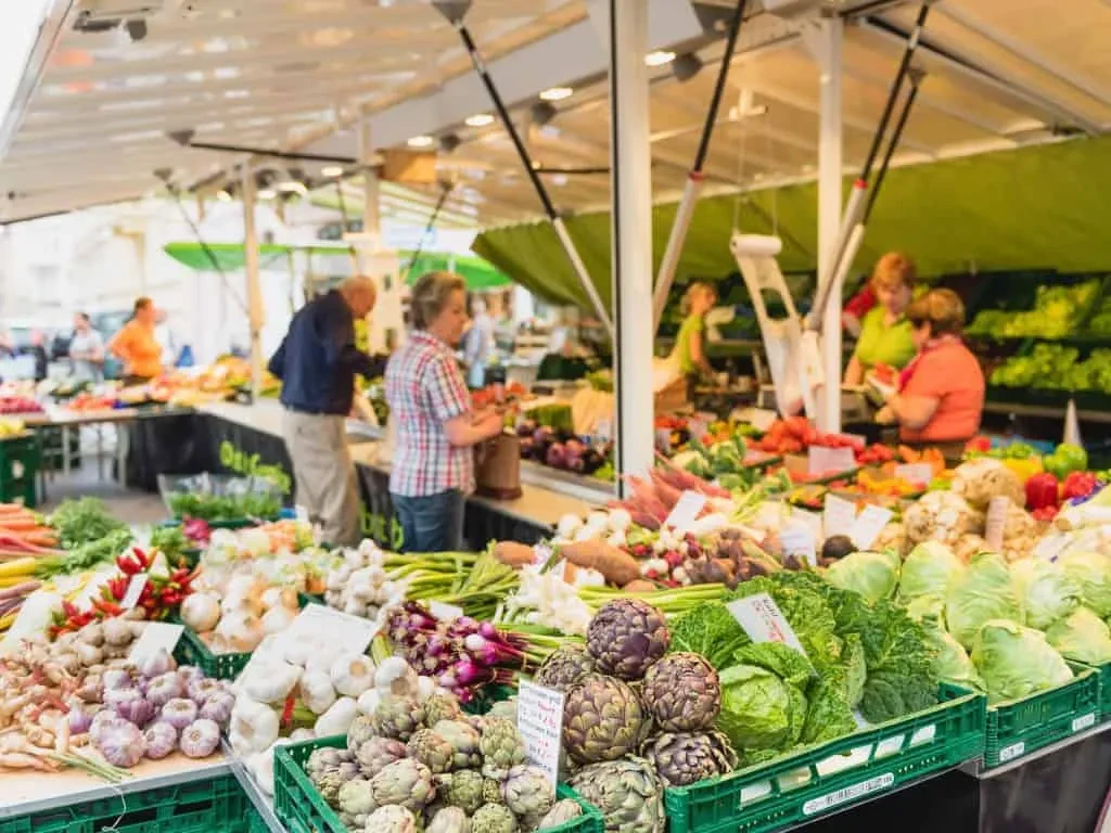 Marktstand Schranne