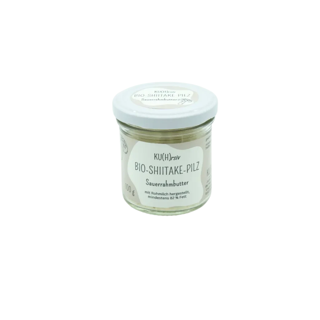 KU(H)rsiv Bio-Shiitake -Pilz Sauerrahmbutter