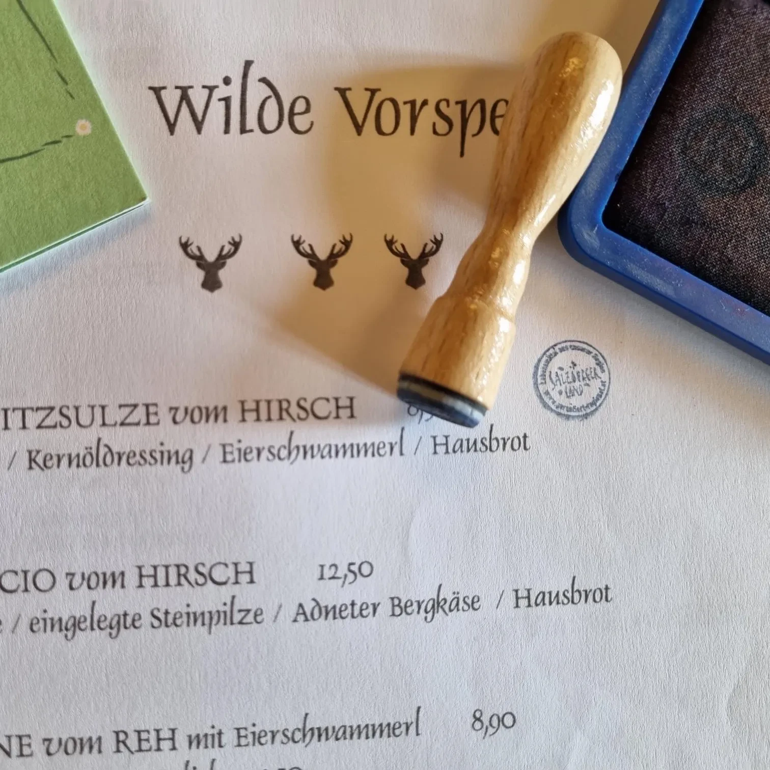 Herkunftszertifikat Stempel Auslobung