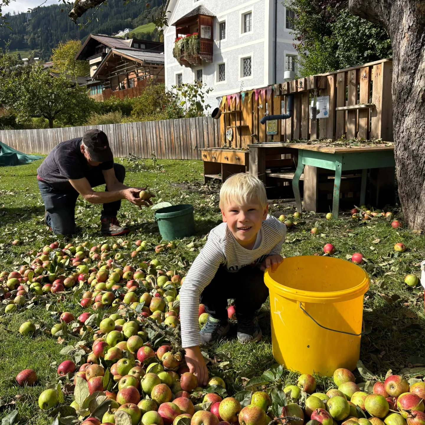 Obstpresse Bramberg Apfelernte