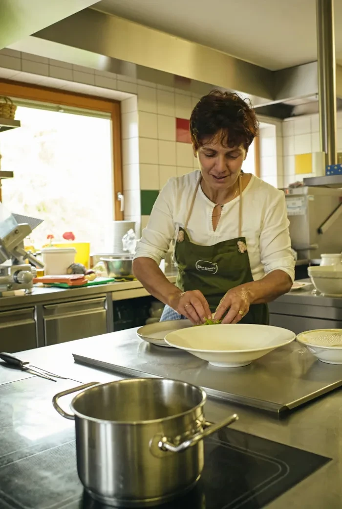 In der Küche des Berggasthof Bachrain