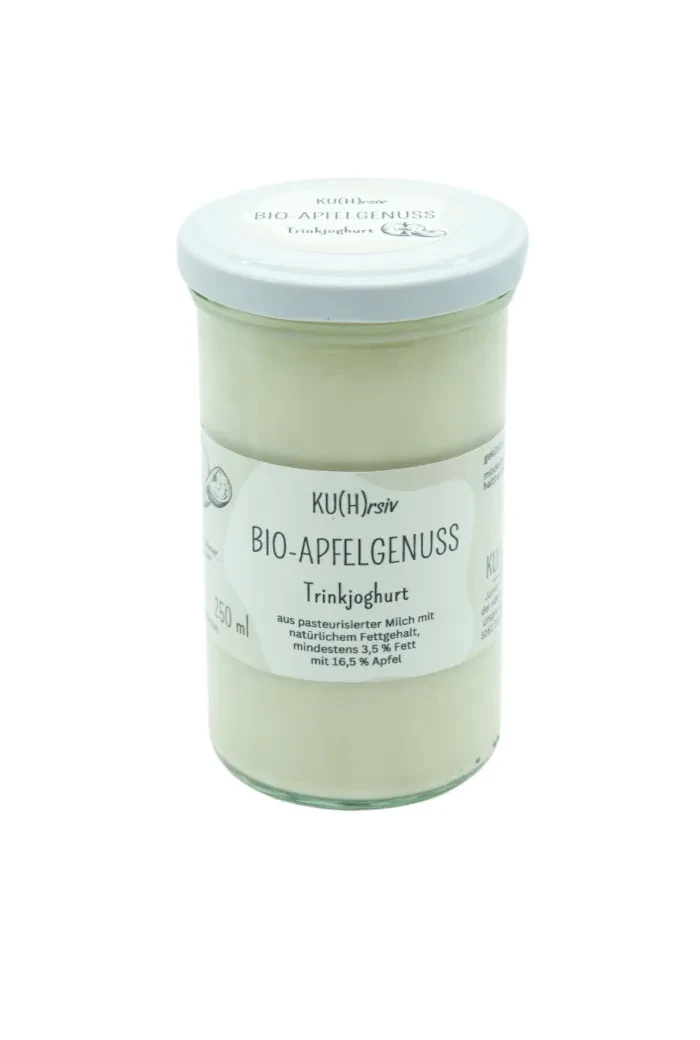 KU(H)rsiv Bio-Apfelgenuss Trinkjoghurt