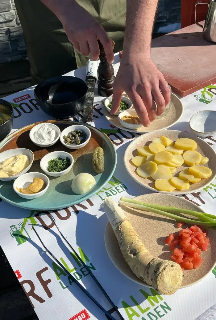 Salzburg schmeckt auf RTS FEB 25_Dorfalm_Zutaten Mittagessen