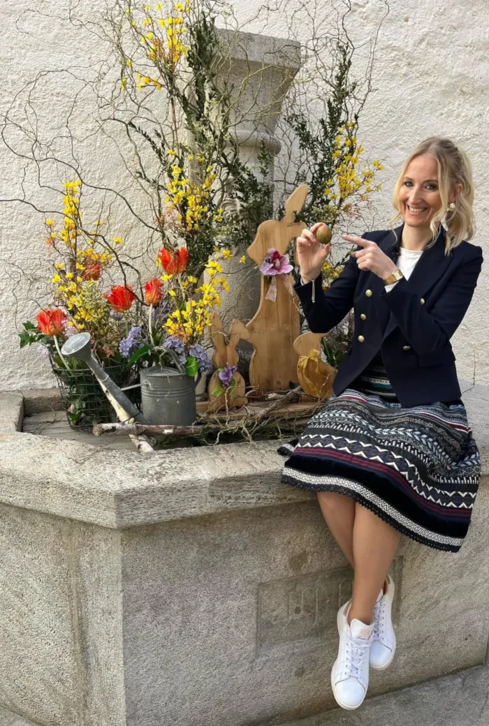 Salzburg schmeckt auf RTS #April 25_Angelika Pehab am Ostermarkt auf Burg Mauterndorf