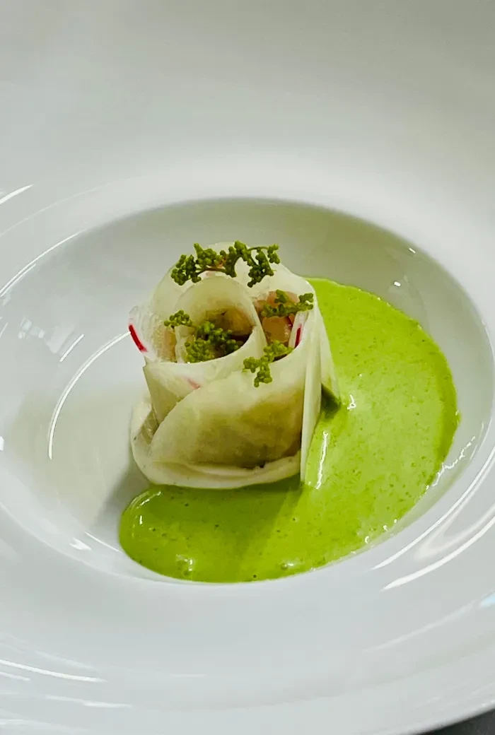 Genussreise_Weitmoser Schlössl_Marinierter Kohlrabi